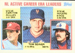 1984 Topps      708     Tom Seaver/Steve Carlton/Steve Rogers LL